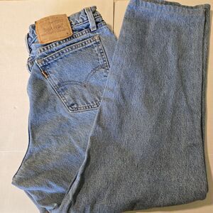 Vtg 1997 Levi’s 961 Orange Tab Jeans Made in USA Loose Fit Straight Leg Sz 16 M